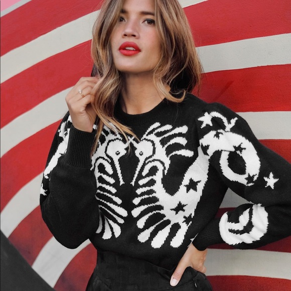 Other Stories Seahorse Jacquard Sweater 